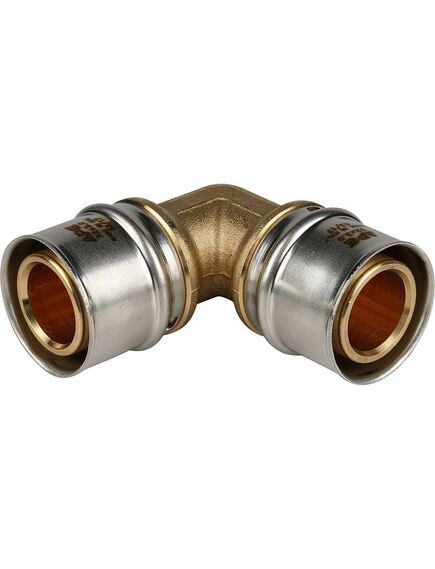 Купить SFP-0009-003232 STOUT Угольник  90° 32х32 для металлопластиковых труб прессовой (sfp-0009-003232) по цене 1643 руб., в Санкт-Петебруге в интернет магазине 100-Систем, а также дургие товары STOUT из раздела Пресс Stout 32 и Пресс