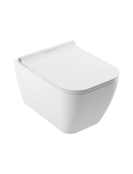 Купить УНИТАЗ ПОДВЕСНОЙ 52x35,5 СМ, БЕЗОБОДКОВЫЙ, С СИДЕНЬЕМ С МИКРОЛИФТОМ ZETA (rt26sl) по цене 19950.09 руб., в Санкт-Петебруге в интернет магазине 100-Систем, а также дургие товары Serel из раздела Унитазы подвесные и Унитазы