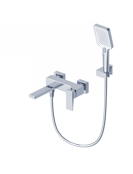 Купить Смеситель для ванны с душем WONZON & WOGHAND CUBE 2.0, Хром (WW-88037068-CR) (WW-88037068-CR) по цене 33524 руб., в Санкт-Петебруге в интернет магазине 100-Систем, а также дургие товары WONZON & WOGHAND из раздела Смесители с длинным изливом и Смесители для ванны и душа