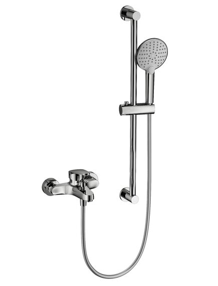 Купить Смеситель для ванны с душевым гарнитуром WONZON & WOGHAND, Хром (WW-C2501-CR) (WW-C2501-CR) по цене 18749 руб., в Санкт-Петебруге в интернет магазине 100-Систем, а также дургие товары WONZON & WOGHAND из раздела Смесители с коротким изливом и Смесители для ванны и душа