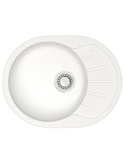 Купить AZARIO кухонная мойка Light (575х440х215) Белый лед  (cs00079918) по цене 4827 руб., в Санкт-Петебруге в интернет магазине 100-Систем, а также дургие товары Azario из раздела Накладные мойки и Кухонные мойки