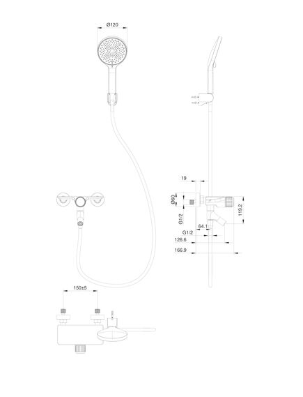 Купить Смеситель для ванны с душем WONZON & WOGHAND CLICK, Белый матовый (WW-FE05L221-MW) (WW-FE05L221-MW) по цене 25263 руб., в Санкт-Петебруге в интернет магазине 100-Систем, а также дургие товары WONZON & WOGHAND из раздела Смесители с коротким изливом и Смесители для ванны и душа