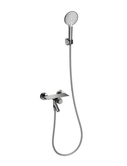 Купить Смеситель для ванны с душем WONZON & WOGHAND CLICK, Хром (WW-FE05L221-CR) (WW-FE05L221-CR) по цене 23276 руб., в Санкт-Петебруге в интернет магазине 100-Систем, а также дургие товары WONZON & WOGHAND из раздела Смесители с коротким изливом и Смесители для ванны и душа