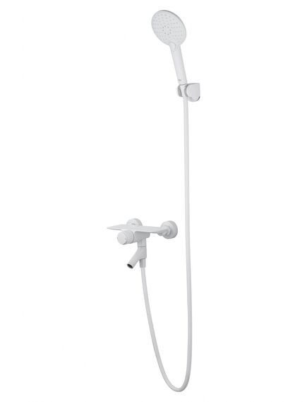 Купить Смеситель для ванны с душем WONZON & WOGHAND CLICK, Белый матовый (WW-FE05L221-MW) (WW-FE05L221-MW) по цене 25263 руб., в Санкт-Петебруге в интернет магазине 100-Систем, а также дургие товары WONZON & WOGHAND из раздела Смесители с коротким изливом и Смесители для ванны и душа
