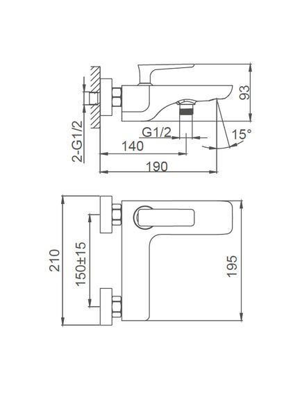 Купить Смеситель для ванны WONZON & WOGHAND SHARK, Хром (WW-483101-CR) (WW-483101-CR) по цене 37099 руб., в Санкт-Петебруге в интернет магазине 100-Систем, а также дургие товары WONZON & WOGHAND из раздела Смесители с длинным изливом и Смесители для ванны и душа
