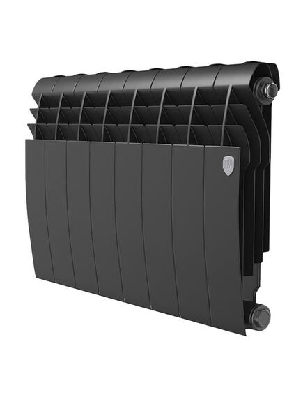 Купить Радиатор биметаллический Royal Thermo BILINER B 350 Чёрный - 8 секц. (RTBB335008) по цене 9520 руб., в Санкт-Петебруге в интернет магазине 100-Систем, а также дургие товары ROYAL THERMO из раздела Биметаллические радиаторы и Радиаторы