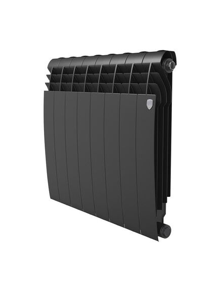 Купить Радиатор биметаллический Royal Thermo BILINER B 500 Чёрный - 8 секц. (RTBB350008) по цене 9840 руб., в Санкт-Петебруге в интернет магазине 100-Систем, а также дургие товары ROYAL THERMO из раздела Биметаллические радиаторы и Радиаторы