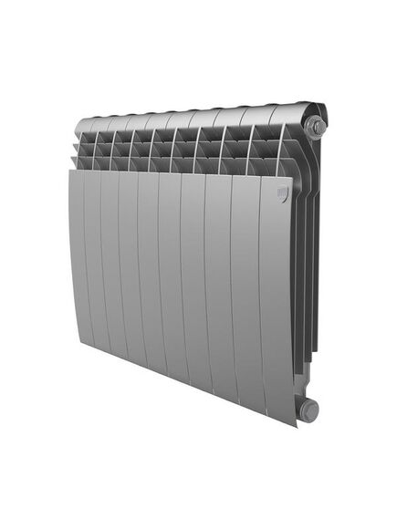 Купить Радиатор биметаллический Royal Thermo BILINER B 500 Серебристый - 8 секц. (RTBS350008) по цене 9840 руб., в Санкт-Петебруге в интернет магазине 100-Систем, а также дургие товары ROYAL THERMO из раздела Биметаллические радиаторы и Радиаторы