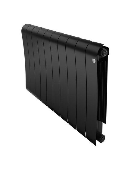 Купить Радиатор биметаллический Royal Thermo Infinity 500 Noir Sable - 10 секц. (RTINNS50010) по цене 15800 руб., в Санкт-Петебруге в интернет магазине 100-Систем, а также дургие товары ROYAL THERMO из раздела Биметаллические радиаторы и Радиаторы