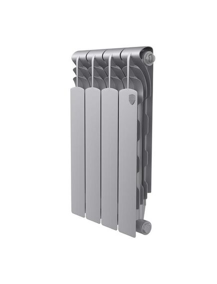 Купить Радиатор Royal Thermo Revolution Bimetall 500 2.0/Silver Satin – 4 секц. (RTRBSS250004) по цене 4480 руб., в Санкт-Петебруге в интернет магазине 100-Систем, а также дургие товары ROYAL THERMO из раздела Биметаллические радиаторы и Радиаторы