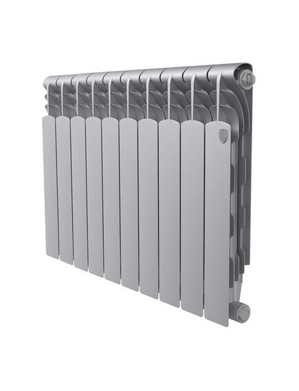 Купить Радиатор Royal Thermo Revolution Bimetall 500 2.0/Silver Satin – 10 секц. (RTRBSS250010) по цене 11200 руб., в Санкт-Петебруге в интернет магазине 100-Систем, а также дургие товары ROYAL THERMO из раздела Биметаллические радиаторы и Радиаторы