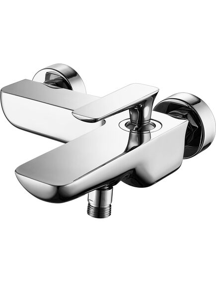 Купить Смеситель для ванны WONZON & WOGHAND SHARK, Хром (WW-483101-CR) (WW-483101-CR) по цене 37099 руб., в Санкт-Петебруге в интернет магазине 100-Систем, а также дургие товары WONZON & WOGHAND из раздела Смесители с длинным изливом и Смесители для ванны и душа