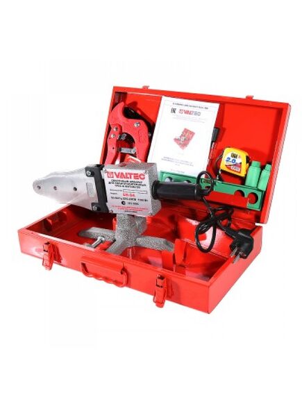 Купить Сварочный аппарат Valtec VTp.799.E.020040, 1500Вт, с насадками 20-40 (vtp.799.e.020040) по цене 8661 руб., в Санкт-Петебруге в интернет магазине 100-Систем, а также дургие товары VALTEC из раздела Инструмент и Инструменты, крепёж, прокладки