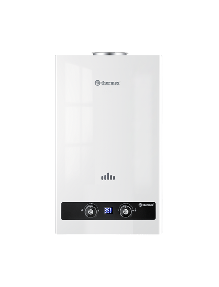 Купить Водонагреватель газовый проточный бытовой THERMEX B 20 D Pro (351114) по цене 12665.25 руб., в Санкт-Петебруге в интернет магазине 100-Систем, а также дургие товары THERMEX из раздела Газовые проточные водонагреватели и Газовые водонагреватели