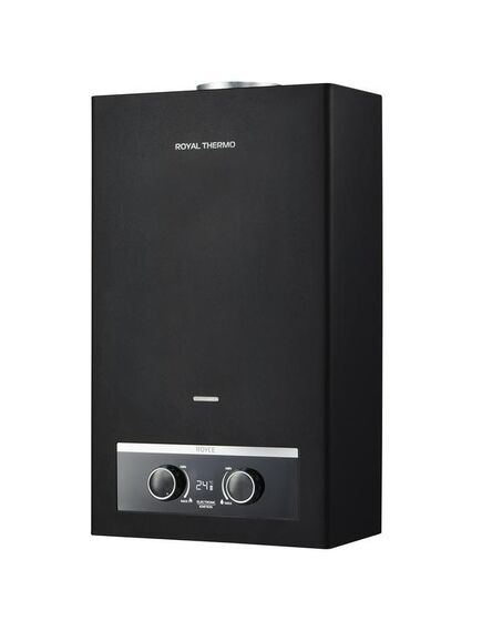 Купить Колонка газовая Royal Thermo GWH 11 Royce Grafit (gwh 11 royce grafit) по цене 17600 руб., в Санкт-Петебруге в интернет магазине 100-Систем, а также дургие товары ROYAL THERMO из раздела Газовые проточные водонагреватели и Газовые водонагреватели