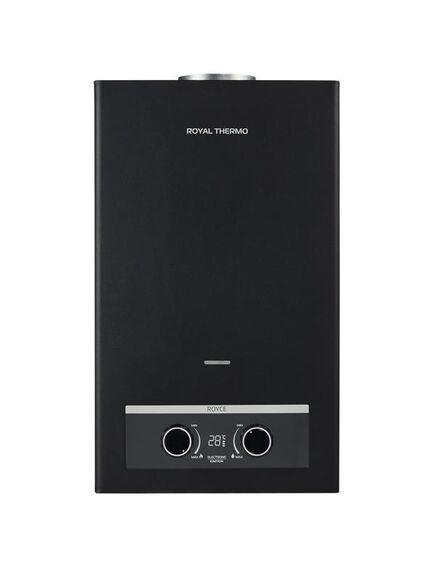 Купить Колонка газовая Royal Thermo GWH 11 Royce Grafit (gwh 11 royce grafit) по цене 17600 руб., в Санкт-Петебруге в интернет магазине 100-Систем, а также дургие товары ROYAL THERMO из раздела Газовые проточные водонагреватели и Газовые водонагреватели