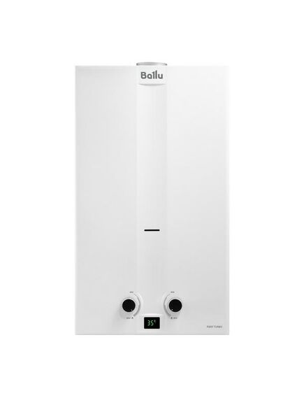 Купить Колонка газовая Ballu GWH 12 Fiery Turbo (gwh 12 fiery turbo) по цене 16990 руб., в Санкт-Петебруге в интернет магазине 100-Систем, а также дургие товары BALLU из раздела Газовые проточные водонагреватели и Газовые водонагреватели