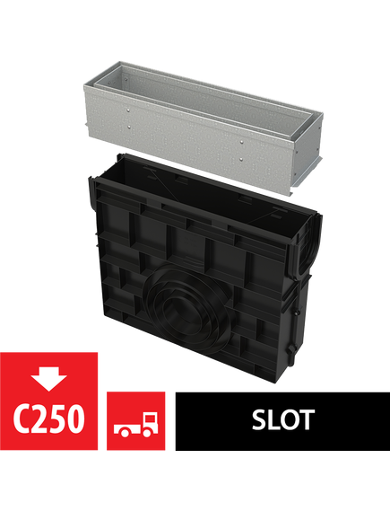 Купить ALCA PLAST Пескоуловитель для дренажного каналаAVZ101-R121 с щелевой асимметричной надставкой из оцинкованной с (avz101r-r121r) по цене 47673 руб., в Санкт-Петебруге в интернет магазине 100-Систем, а также дургие товары AlcaPlast из раздела Комплектующие и Душевые лотки и душевые трапы