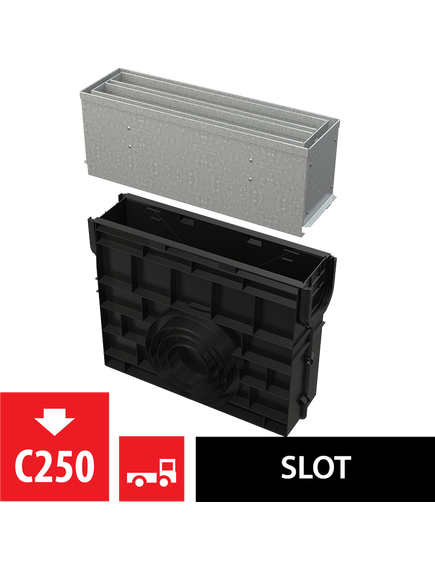 Купить ALCA PLAST Пескоуловитель для дренажного каналаAVZ101-R123 с щелевой симметричной надставкой из оцинкованной ст (avz101r-r124r) по цене 59729 руб., в Санкт-Петебруге в интернет магазине 100-Систем, а также дургие товары AlcaPlast из раздела Комплектующие и Душевые лотки и душевые трапы