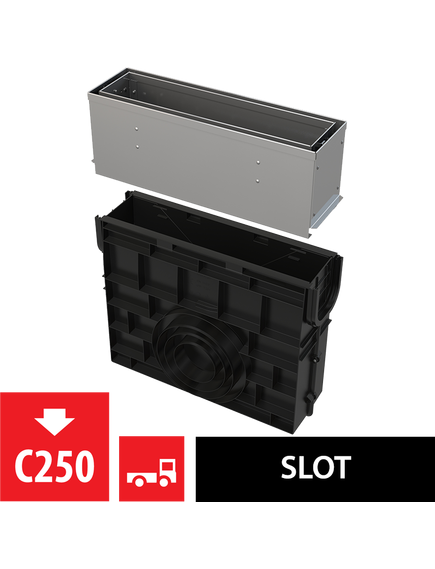 Купить ALCA PLAST Пескоуловитель для дренажного каналаAVZ101-R322 с щелевой асимметричной надставкой из нержавеющей ст (avz101r-r322r) по цене 84170 руб., в Санкт-Петебруге в интернет магазине 100-Систем, а также дургие товары AlcaPlast из раздела Комплектующие и Душевые лотки и душевые трапы