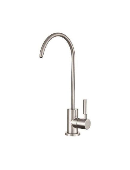 Купить Кран для фильтра Aquanet Steel AF210-91S (af210-91s) по цене 3490 руб., в Санкт-Петебруге в интернет магазине 100-Систем, а также дургие товары AQUANET из раздела Краны для фильтра питьевой воды и Водоочистка