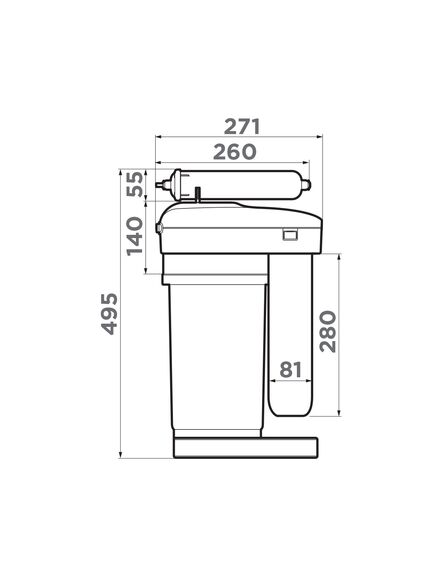 Купить Фильтр обратного осмоса Omoikiri Pure Drop 2.1.4S (4998004) по цене 29788 руб., в Санкт-Петебруге в интернет магазине 100-Систем, а также дургие товары Omoikiri из раздела Питьевые фильтры и Водоочистка