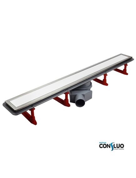 Купить Душевой лоток Pestan Confluo Premium Line 850 White Glass  (13000285) по цене 23490 руб., в Санкт-Петебруге в интернет магазине 100-Систем, а также дургие товары Pestan из раздела Лотки и Душевые лотки и душевые трапы