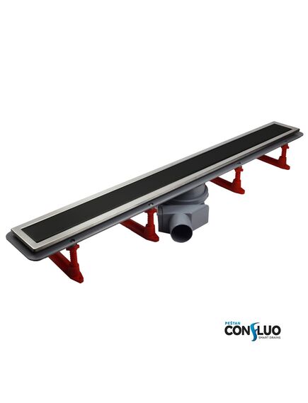 Купить Душевой лоток Pestan Confluo Premium Line 750 Black Glass  (13000294) по цене 17280.5 руб., в Санкт-Петебруге в интернет магазине 100-Систем, а также дургие товары Pestan из раздела Лотки и Душевые лотки и душевые трапы