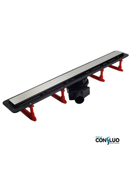 Купить Душевой лоток Pestan Confluo Frameless Line 850 Black Glass (13701206) по цене 21505 руб., в Санкт-Петебруге в интернет магазине 100-Систем, а также дургие товары Pestan из раздела Лотки и Душевые лотки и душевые трапы