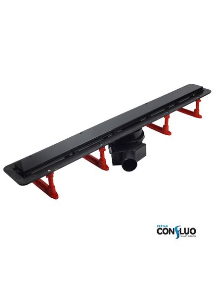 Купить Душевой лоток Pestan Confluo Frameless Line 950 Black Glass (13701207) по цене 23205 руб., в Санкт-Петебруге в интернет магазине 100-Систем, а также дургие товары Pestan из раздела Лотки и Душевые лотки и душевые трапы