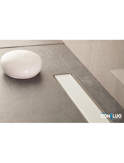 Купить Душевой лоток Pestan Confluo Frameless Line 950 White Glass (13701216) по цене 27200 руб., в Санкт-Петебруге в интернет магазине 100-Систем, а также дургие товары Pestan из раздела Лотки и Душевые лотки и душевые трапы