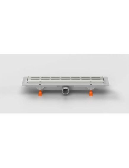 Купить Водоотводящий жёлоб 550mm с рамкой из нержавеющей стали - глянец LINE с боковым сливом D 40 (ch550ln) по цене 14016 руб., в Санкт-Петебруге в интернет магазине 100-Систем, а также дургие товары MCH из раздела Лотки и Душевые лотки и душевые трапы
