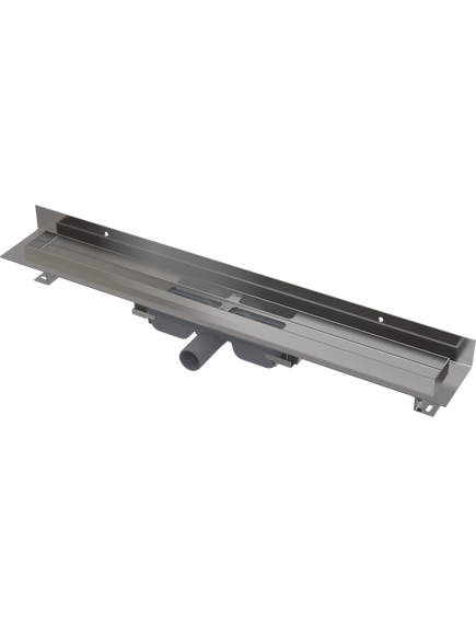 Купить ALCA PLAST APZ116-1050 Водоотводящий желоб с порогами для цельной решетки и фиксированным воротником к стене (apz116-1050) по цене 39801 руб., в Санкт-Петебруге в интернет магазине 100-Систем, а также дургие товары AlcaPlast из раздела Лотки и Душевые лотки и душевые трапы