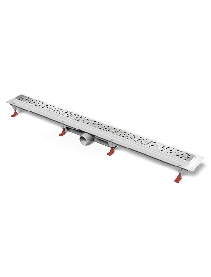 Купить Водоотводящий желоб с боковым сливом, глянец SQUARE D50, 950мм (ch950/50s) по цене 15069 руб., в Санкт-Петебруге в интернет магазине 100-Систем, а также дургие товары MCH из раздела Лотки и Душевые лотки и душевые трапы