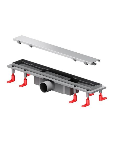 Купить W02SC-U11-050-04SB PrimeFlow Трап для душа линейный универс затвор Tile 50см цвет сталь мат (w02sc-u11-050-04sb) по цене 7990 руб., в Санкт-Петебруге в интернет магазине 100-Систем, а также дургие товары AM.PM из раздела Лотки и Душевые лотки и душевые трапы