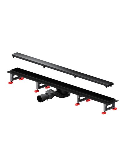 Купить W01SC-U11-090-04BM MasterFlow Трап для душа линейный универс затвор Tile 90см цвет черн мат (w01sc-u11-090-04bm) по цене 15390 руб., в Санкт-Петебруге в интернет магазине 100-Систем, а также дургие товары AM.PM из раздела Лотки и Душевые лотки и душевые трапы