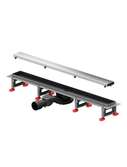 Купить W01SC-U11-070-04SB MasterFlow Трап для душа линейный универс затвор Tile 70см цвет сталь мат (w01sc-u11-070-04sb) по цене 12890 руб., в Санкт-Петебруге в интернет магазине 100-Систем, а также дургие товары AM.PM из раздела Лотки и Душевые лотки и душевые трапы