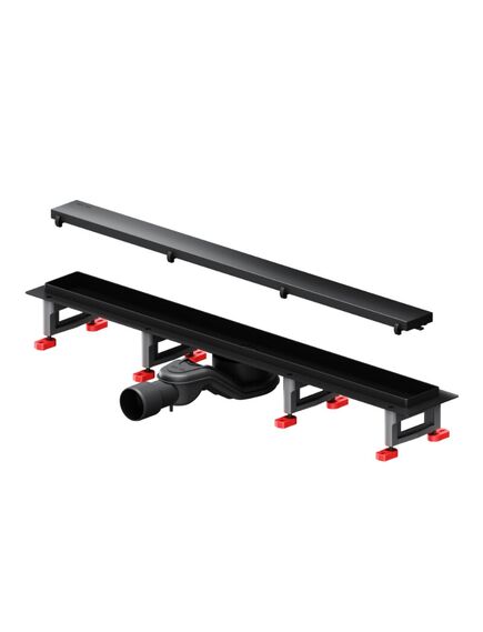 Купить W01SC-U11-070-04BM MasterFlow Трап для душа линейный универс затвор Tile 70см цвет черн мат (w01sc-u11-070-04bm) по цене 14190 руб., в Санкт-Петебруге в интернет магазине 100-Систем, а также дургие товары AM.PM из раздела Лотки и Душевые лотки и душевые трапы
