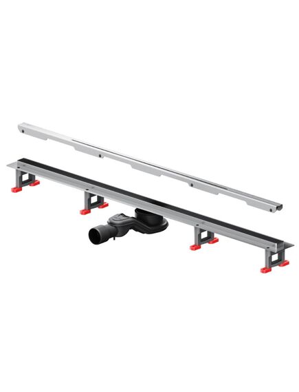 Купить W01SC-S11-100-05SB MasterFlow Трап для душа линейный универс затвор Slim line 100см цвет сталь мат (w01sc-s11-100-05sb) по цене 16190 руб., в Санкт-Петебруге в интернет магазине 100-Систем, а также дургие товары AM.PM из раздела Лотки и Душевые лотки и душевые трапы