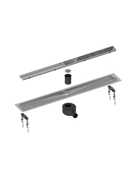 Купить Душевой лоток TIMO Drain System 700 с двусторонней панелью "plate" под плитку, Хром (ds230207/00) по цене 37000 руб., в Санкт-Петебруге в интернет магазине 100-Систем, а также дургие товары TIMO из раздела Лотки и Душевые лотки и душевые трапы