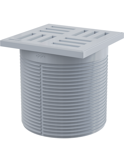 Купить ALCA PLAST Решетка 105 × 105 серая, арт. APV0100 (apv0100) по цене 1105 руб., в Санкт-Петебруге в интернет магазине 100-Систем, а также дургие товары AlcaPlast из раздела Решетки для лотков и Душевые лотки и душевые трапы