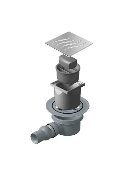 Купить Трап Confluo Standard 10х10 Dry 1 (13000015) по цене 3330 руб., в Санкт-Петебруге в интернет магазине 100-Систем, а также дургие товары Pestan из раздела Трапы и Душевые лотки и душевые трапы