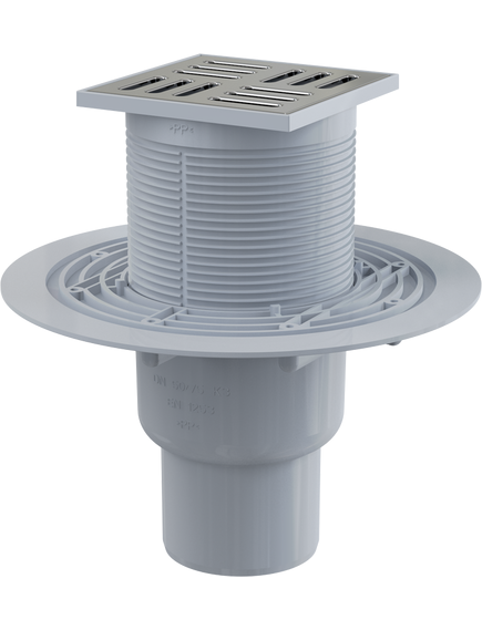 Купить ALCA PLAST Сливной трап 105 × 105/50, решетка латунь – хром, гидрозатвор – мокрый, арт.APV201 (apv201) по цене 7411 руб., в Санкт-Петебруге в интернет магазине 100-Систем, а также дургие товары AlcaPlast из раздела Трапы и Душевые лотки и душевые трапы