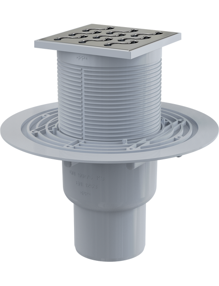 Купить ALCA PLAST Сливной трап 105 × 105/50/75, подводка – прямая, решетка латунь-хром, арт.APV202 (apv202) по цене 7411 руб., в Санкт-Петебруге в интернет магазине 100-Систем, а также дургие товары AlcaPlast из раздела Трапы и Душевые лотки и душевые трапы