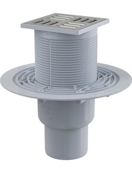 Купить ALCA PLAST Сливной трап 105 × 105/50/75, подводка – прямая, решетка – нерж.сталь, комбинир. затвор, арт.APV2321 (apv2321) по цене 3524 руб., в Санкт-Петебруге в интернет магазине 100-Систем, а также дургие товары AlcaPlast из раздела Трапы и Душевые лотки и душевые трапы