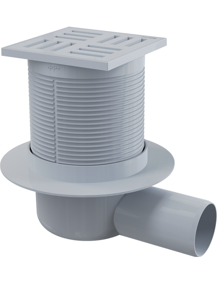 Купить ALCA PLAST Сливной трап 105 × 105/50, подводка – боковая, решетка – серая, гидрозатвор – мокрый, арт. APV5111 (apv5111) по цене 2001 руб., в Санкт-Петебруге в интернет магазине 100-Систем, а также дургие товары AlcaPlast из раздела Трапы и Душевые лотки и душевые трапы