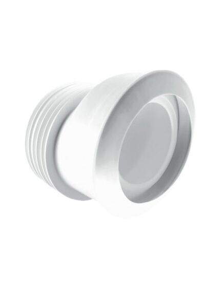 Купить Фановая труба (L135мм) с уплотнительной манжетой и 40мм смещением; вход на 97-107мм; выход вставляется внутрь 4"/110мм трубы (mrwc-mac5) по цене 847 руб., в Санкт-Петебруге в интернет магазине 100-Систем, а также дургие товары McALPINE из раздела Трубчатые отводы и Отводы для унитазов
