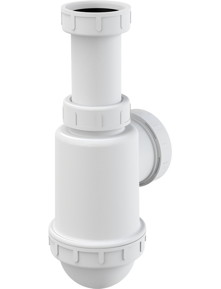 Купить Сифон для кухонной мойки Alcadrain A443-DN50/40 Белый (a443-dn50/40) по цене 680 руб., в Санкт-Петебруге в интернет магазине 100-Систем, а также дургие товары AlcaPlast из раздела Сифоны для моек и Сифоны