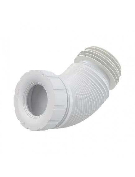 Купить ALCA PLAST Гибкая подводка для выпуска унитаза, арт.A97L (a97l) по цене 1394 руб., в Санкт-Петебруге в интернет магазине 100-Систем, а также дургие товары AlcaPlast из раздела Гофрированный отвод и Отводы для унитазов