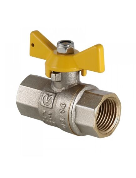 Купить Кран шаровый Valtec 3/4" В-В (бабочка) для газа (vt.277.n.05) по цене 1100 руб., в Санкт-Петебруге в интернет магазине 100-Систем, а также дургие товары VALTEC из раздела Краны газовые 3/4 и Краны газовые